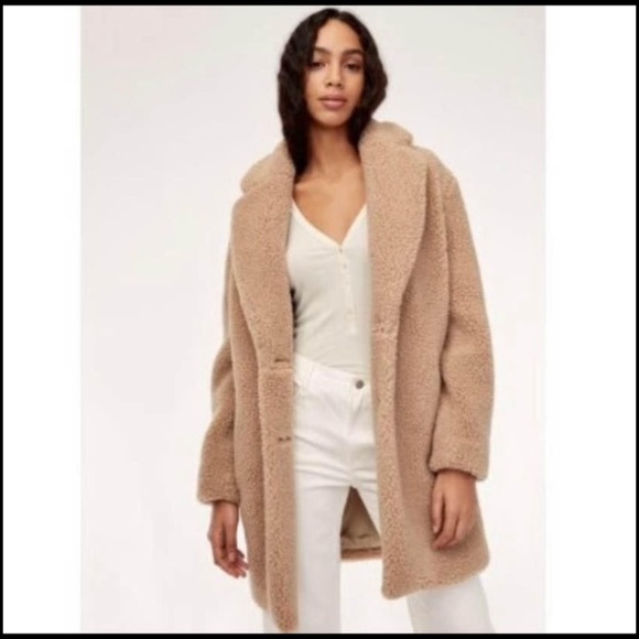 Wilfred Jackets & Blazers - Wilfred free teddy cocoon jacket